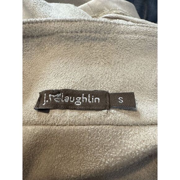 J. MCLAUGHLIN 3/4 Sleeve Faux Suede Tunic Top Shirt Blouse Size Small Capsule - Picture 4 of 5